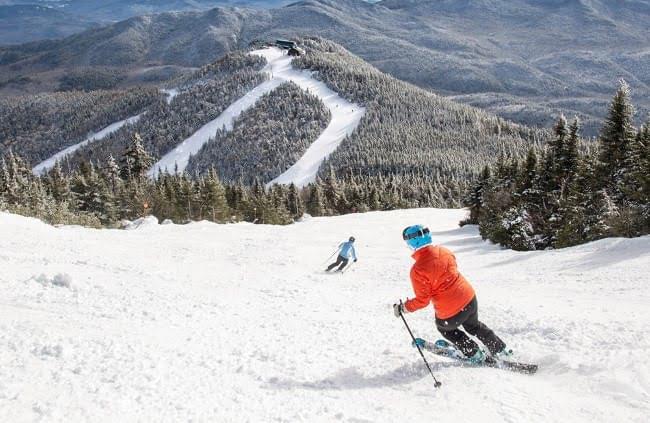 Whiteface Mountain ski trails.